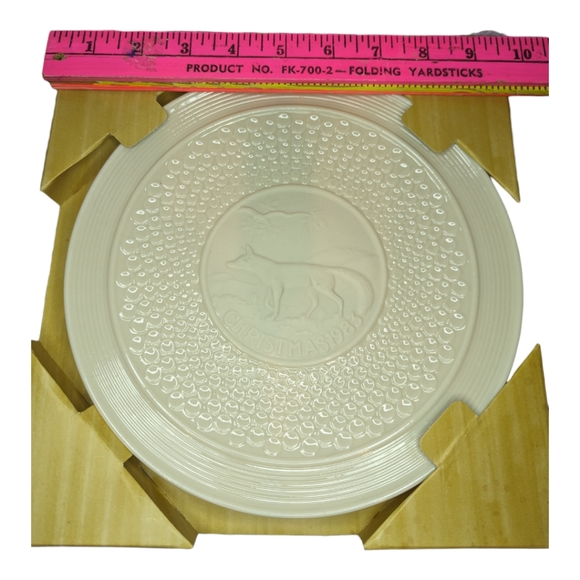 Belleek Irish 1983 Christmas Plate.  The Red Fox.  Limited Edition.  Vintage - Picture 3 of 9